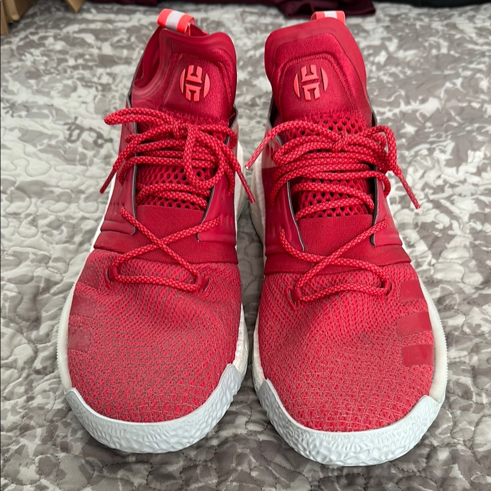 James Harden Vol. 2 Adidas Red Basketball Sneakers